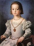 BRONZINO, Agnolo Bia, The Illegitimate Daughter of Cosimo I de  Medici oil painting reproduction